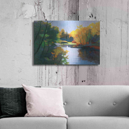 Luxe Metal Art 'Magic Afternoon' by Tadashi Asoma, Metal Wall Art,36x24