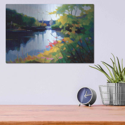 Luxe Metal Art 'Morning Light' by Tadashi Asoma, Metal Wall Art,16x12