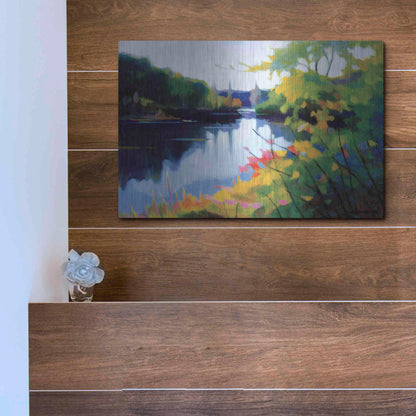 Luxe Metal Art 'Morning Light' by Tadashi Asoma, Metal Wall Art,16x12