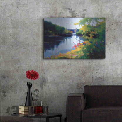 Luxe Metal Art 'Morning Light' by Tadashi Asoma, Metal Wall Art,36x24