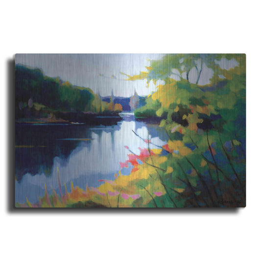 Luxe Metal Art 'Morning Light' by Tadashi Asoma, Metal Wall Art