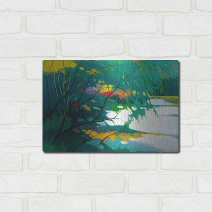 Luxe Metal Art 'Noonday Dreams' by Tadashi Asoma, Metal Wall Art,16x12