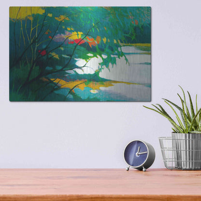 Luxe Metal Art 'Noonday Dreams' by Tadashi Asoma, Metal Wall Art,16x12