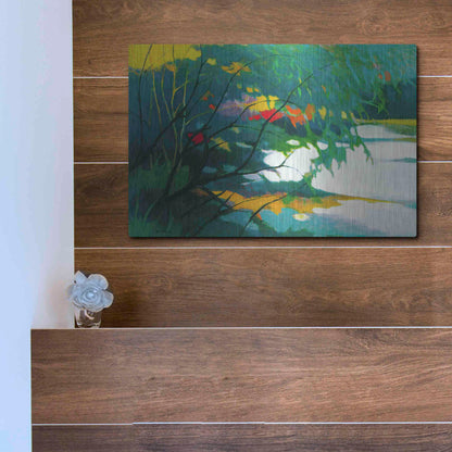 Luxe Metal Art 'Noonday Dreams' by Tadashi Asoma, Metal Wall Art,16x12