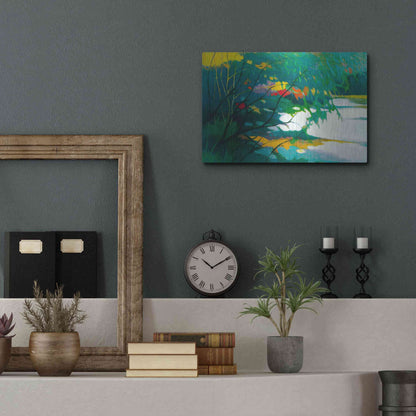 Luxe Metal Art 'Noonday Dreams' by Tadashi Asoma, Metal Wall Art,16x12