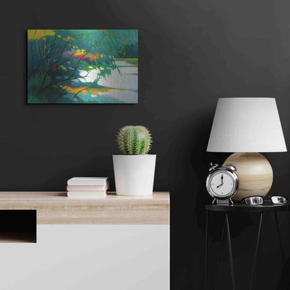 Luxe Metal Art 'Noonday Dreams' by Tadashi Asoma, Metal Wall Art,24x16