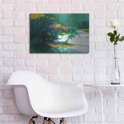 Luxe Metal Art 'Noonday Dreams' by Tadashi Asoma, Metal Wall Art,24x16