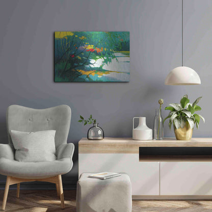 Luxe Metal Art 'Noonday Dreams' by Tadashi Asoma, Metal Wall Art,24x16