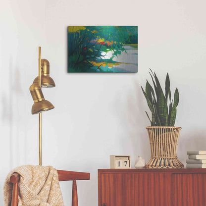 Luxe Metal Art 'Noonday Dreams' by Tadashi Asoma, Metal Wall Art,24x16