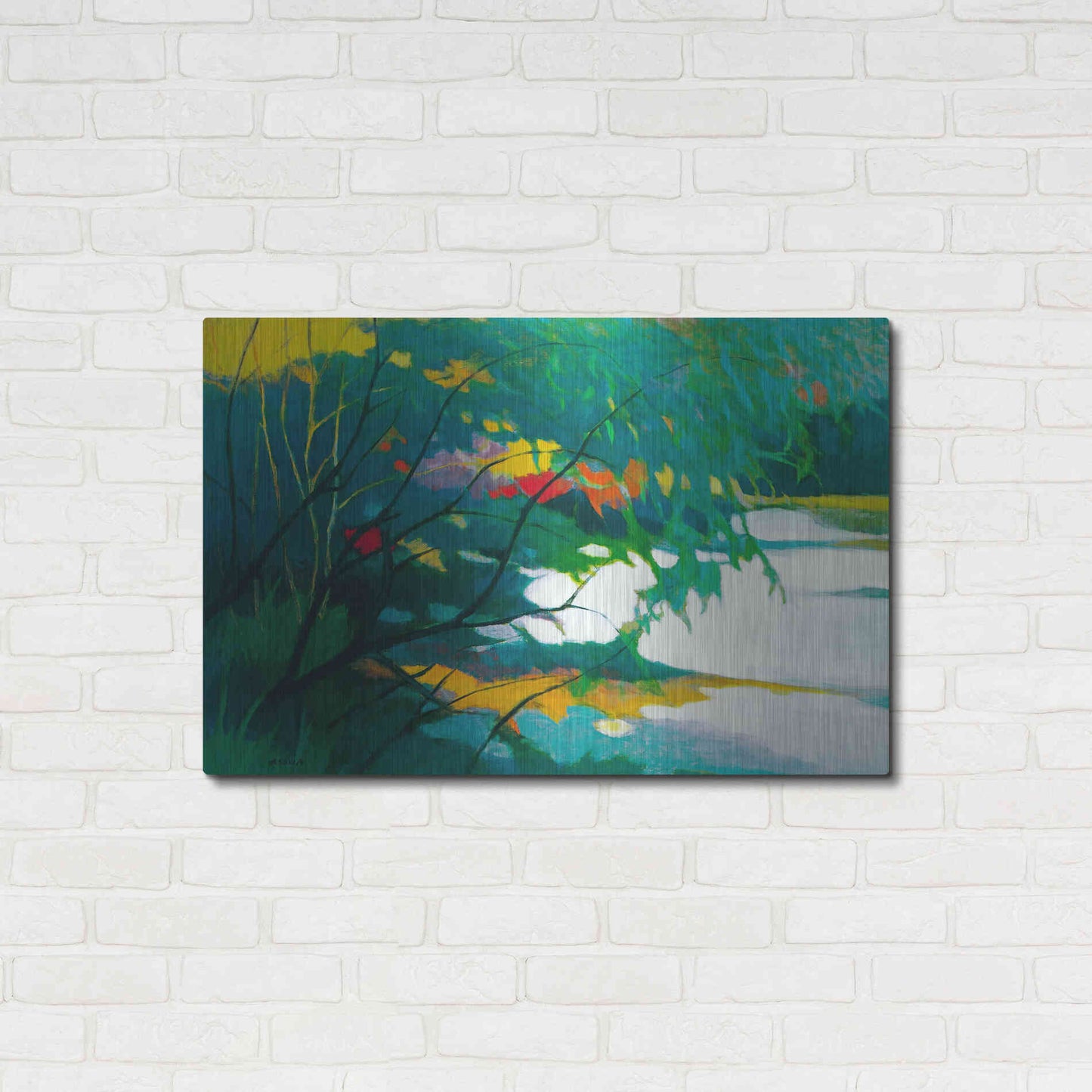 Luxe Metal Art 'Noonday Dreams' by Tadashi Asoma, Metal Wall Art,36x24