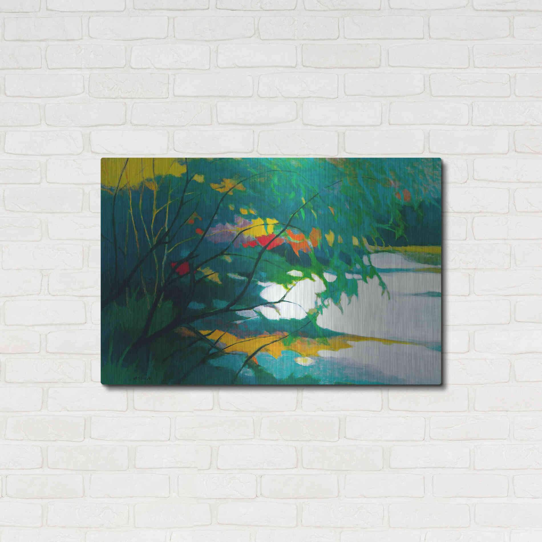 Luxe Metal Art 'Noonday Dreams' by Tadashi Asoma, Metal Wall Art,36x24