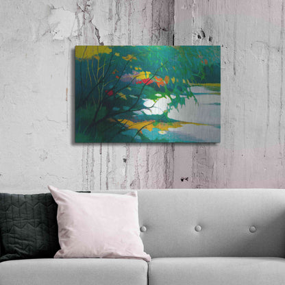 Luxe Metal Art 'Noonday Dreams' by Tadashi Asoma, Metal Wall Art,36x24