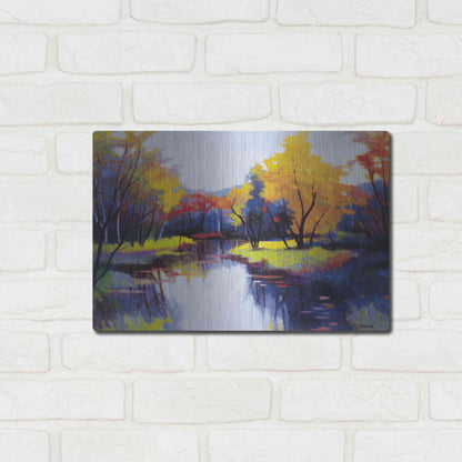 Luxe Metal Art 'Daybreak' by Tadashi Asoma, Metal Wall Art,16x12