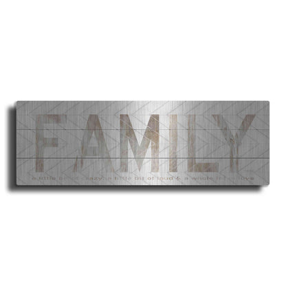 Luxe Metal Art 'Family Chevron' by Cindy Jacobs, Metal Wall Art