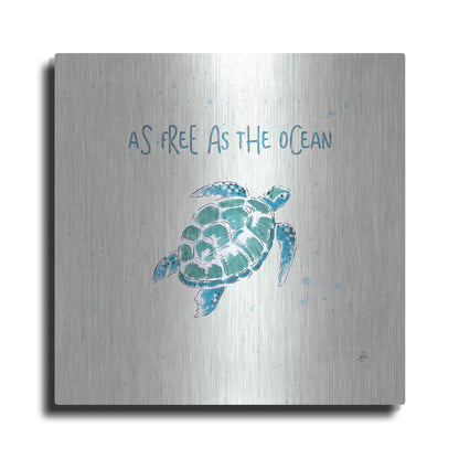 Luxe Metal Art 'Maritime III' by Daphne Brissonet, Metal Wall Art