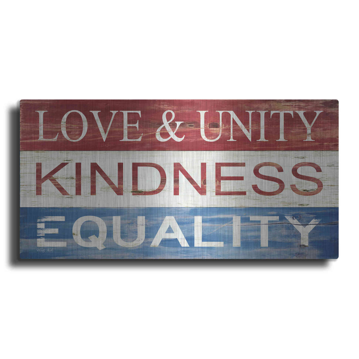 Luxe Metal Art 'Love & Unity' by Cindy Jacobs, Metal Wall Art