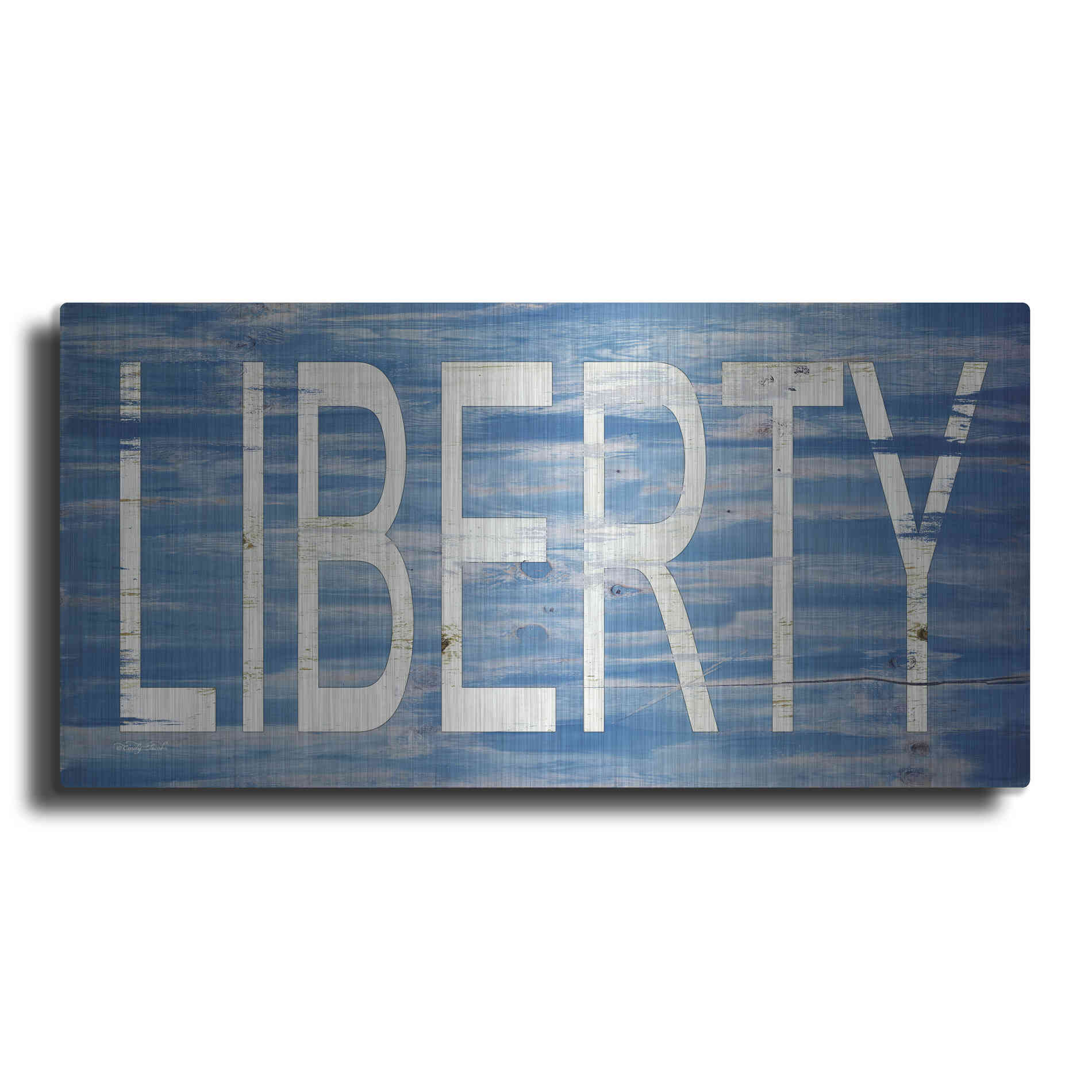 Luxe Metal Art 'Liberty' by Cindy Jacobs, Metal Wall Art