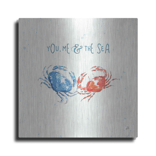 Luxe Metal Art 'Maritime V' by Daphne Brissonet, Metal Wall Art