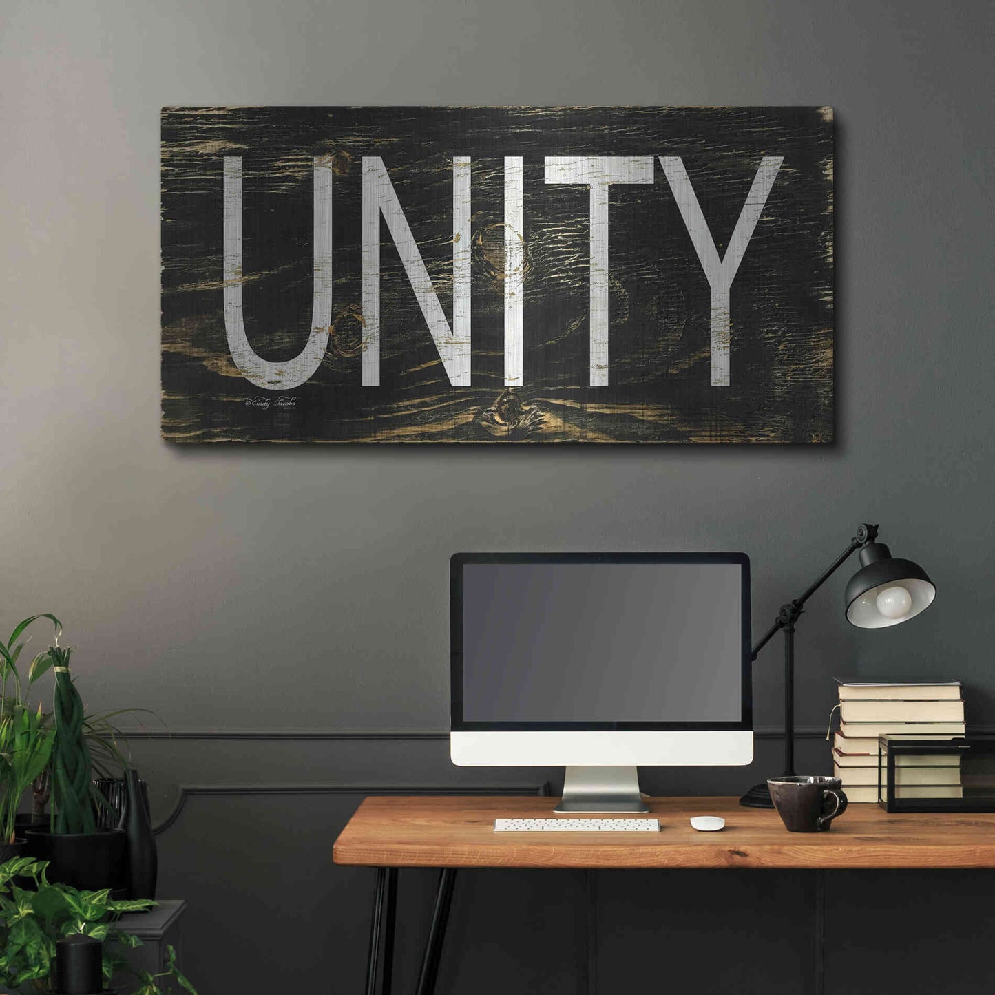 Luxe Metal Art 'Unity' by Cindy Jacobs, Metal Wall Art,48x24