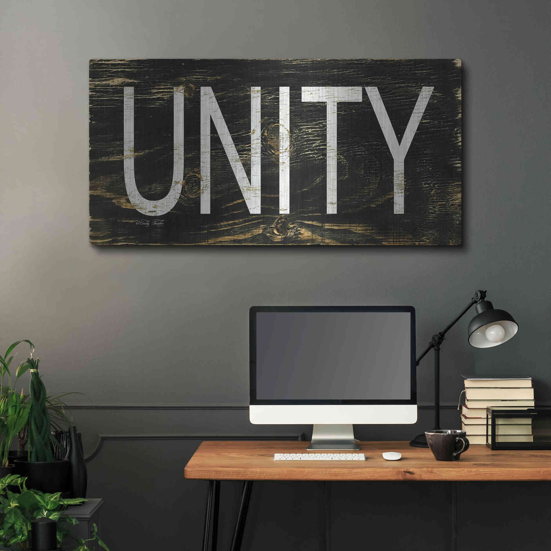 Luxe Metal Art 'Unity' by Cindy Jacobs, Metal Wall Art,48x24