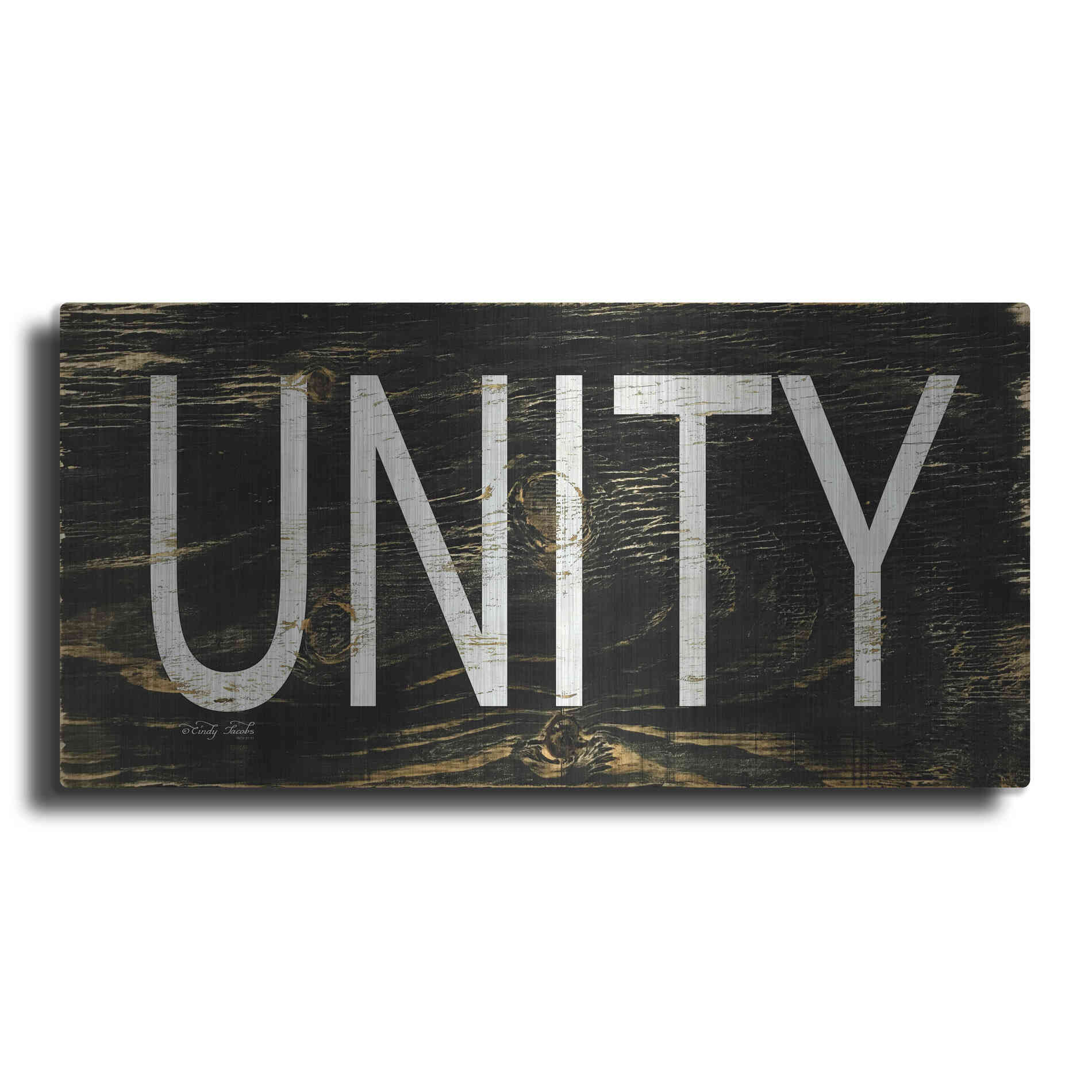 Luxe Metal Art 'Unity' by Cindy Jacobs, Metal Wall Art