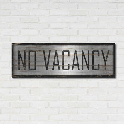 Luxe Metal Art 'No Vacancy' by Cindy Jacobs, Metal Wall Art,48x16
