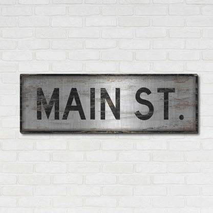 Luxe Metal Art 'Main St.' by Cindy Jacobs, Metal Wall Art,48x16