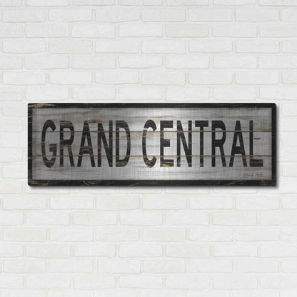 Luxe Metal Art 'Grand Central' by Cindy Jacobs, Metal Wall Art,48x16
