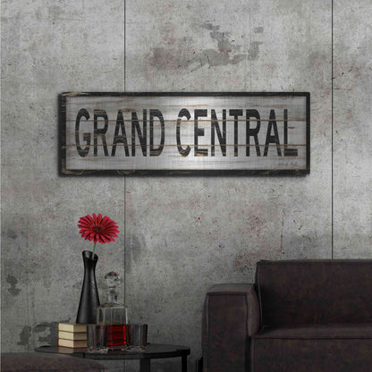 Luxe Metal Art 'Grand Central' by Cindy Jacobs, Metal Wall Art,48x16