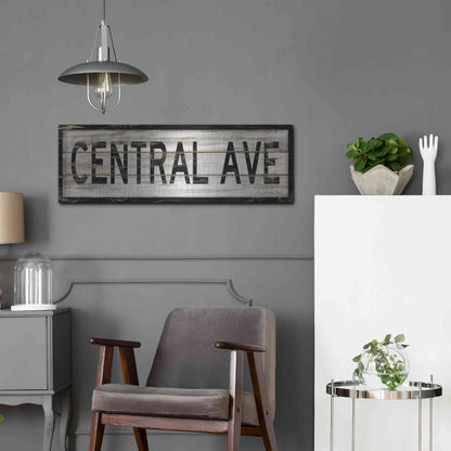 Luxe Metal Art 'Central Ave.' by Cindy Jacobs, Metal Wall Art,36x12