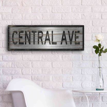 Luxe Metal Art 'Central Ave.' by Cindy Jacobs, Metal Wall Art,36x12