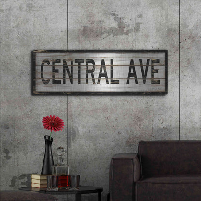 Luxe Metal Art 'Central Ave.' by Cindy Jacobs, Metal Wall Art,48x16