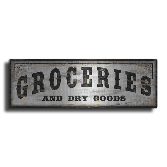 Luxe Metal Art 'Groceries and Dry Goods' by Cindy Jacobs, Metal Wall Art