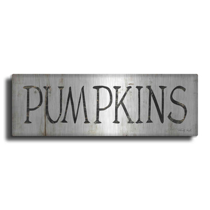 Luxe Metal Art 'Pumpkins' by Cindy Jacobs, Metal Wall Art