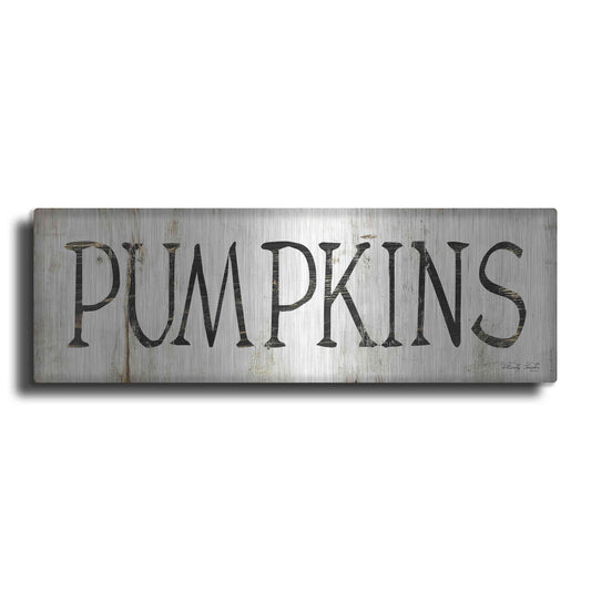 Luxe Metal Art 'Pumpkins' by Cindy Jacobs, Metal Wall Art