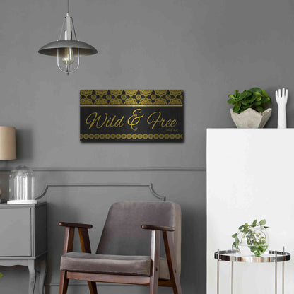 Luxe Metal Art 'Wild and Free Mandals' by Cindy Jacobs, Metal Wall Art,24x12