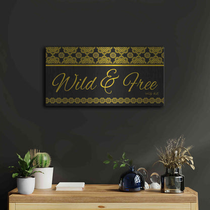 Luxe Metal Art 'Wild and Free Mandals' by Cindy Jacobs, Metal Wall Art,24x12