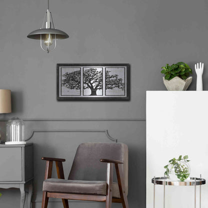 Luxe Metal Art 'Geo Tree' by Cindy Jacobs, Metal Wall Art,24x12