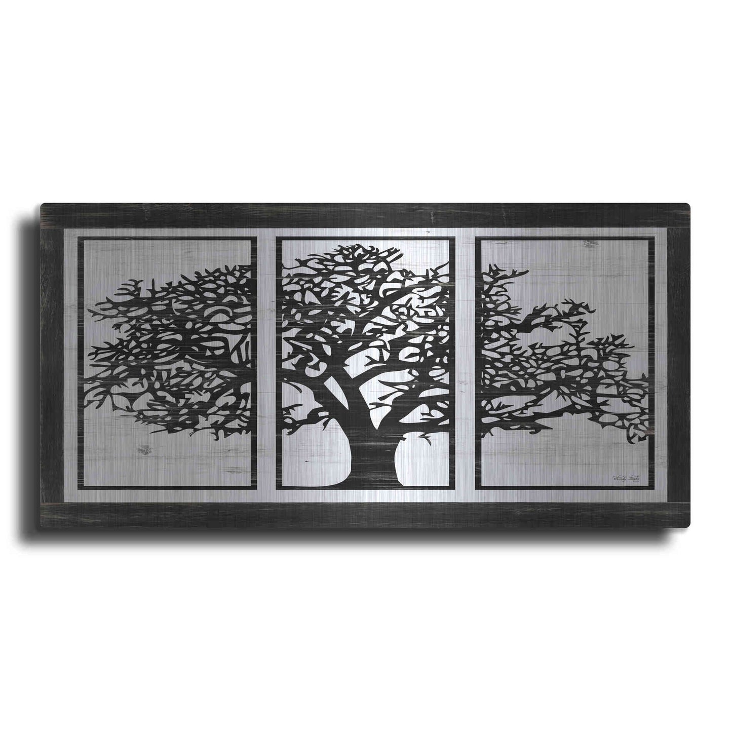 Luxe Metal Art 'Geo Tree' by Cindy Jacobs, Metal Wall Art