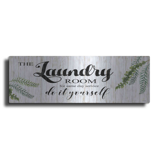 Luxe Metal Art 'The Laundry Room' by Cindy Jacobs, Metal Wall Art