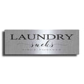 Luxe Metal Art 'Laundry Sucks' by Cindy Jacobs, Metal Wall Art