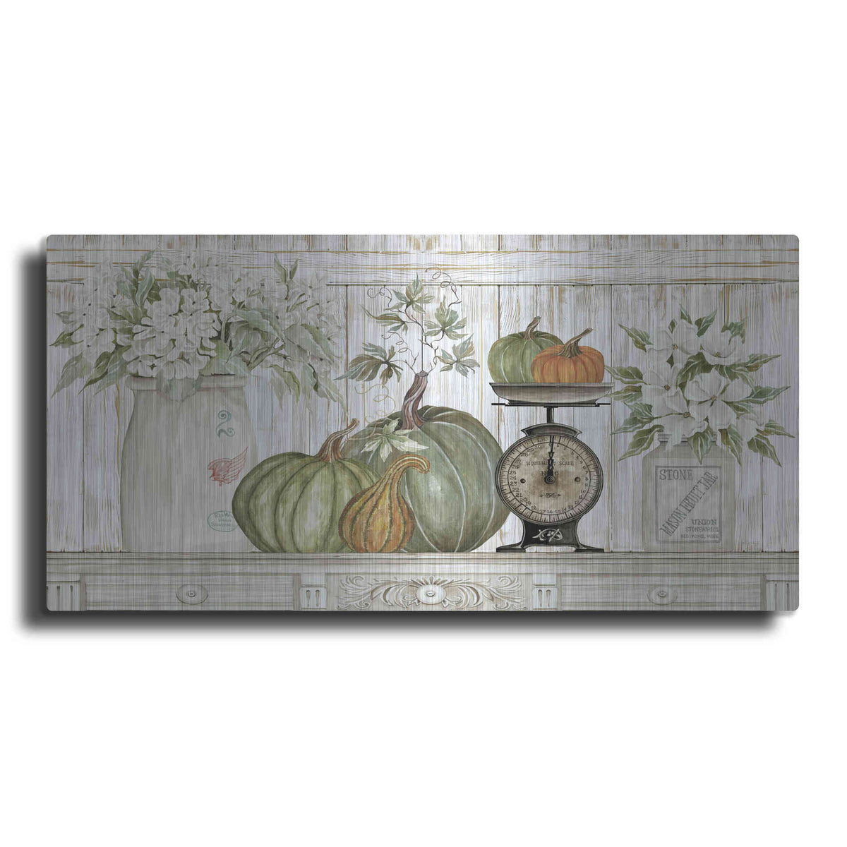 Luxe Metal Art 'Kitchen Harvest' by Cindy Jacobs, Metal Wall Art