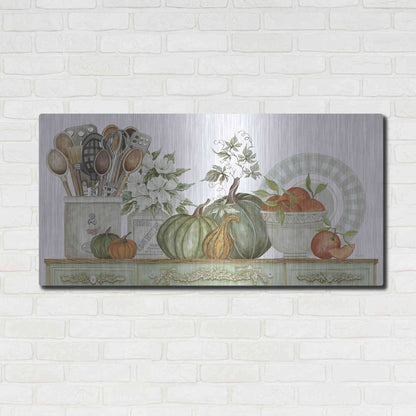 Luxe Metal Art 'Kitchen Splendor' by Cindy Jacobs, Metal Wall Art,48x24