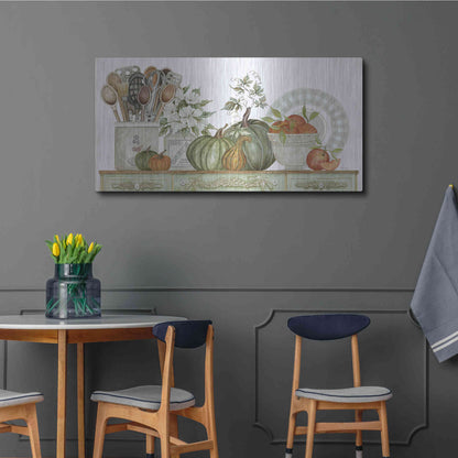 Luxe Metal Art 'Kitchen Splendor' by Cindy Jacobs, Metal Wall Art,48x24