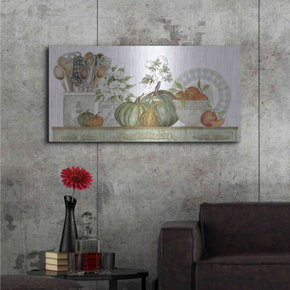Luxe Metal Art 'Kitchen Splendor' by Cindy Jacobs, Metal Wall Art,48x24