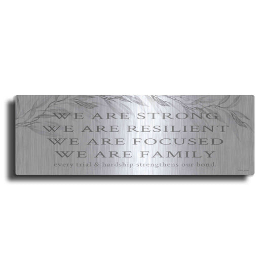 Luxe Metal Art 'We Are Family' by Cindy Jacobs, Metal Wall Art