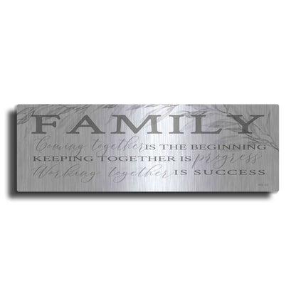 Luxe Metal Art 'Family Coming Together' by Cindy Jacobs, Metal Wall Art
