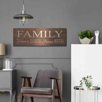Luxe Metal Art 'Family Sign' by Cindy Jacobs, Metal Wall Art,36x12