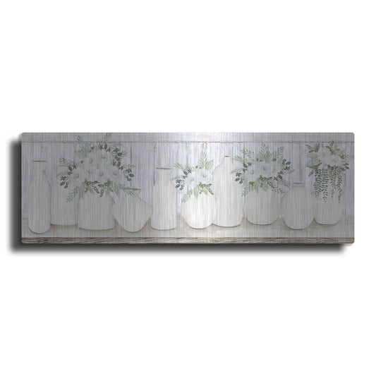 Luxe Metal Art 'White Simplicity' by Cindy Jacobs, Metal Wall Art