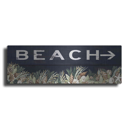 Luxe Metal Art 'Beach Sign' by Cindy Jacobs, Metal Wall Art